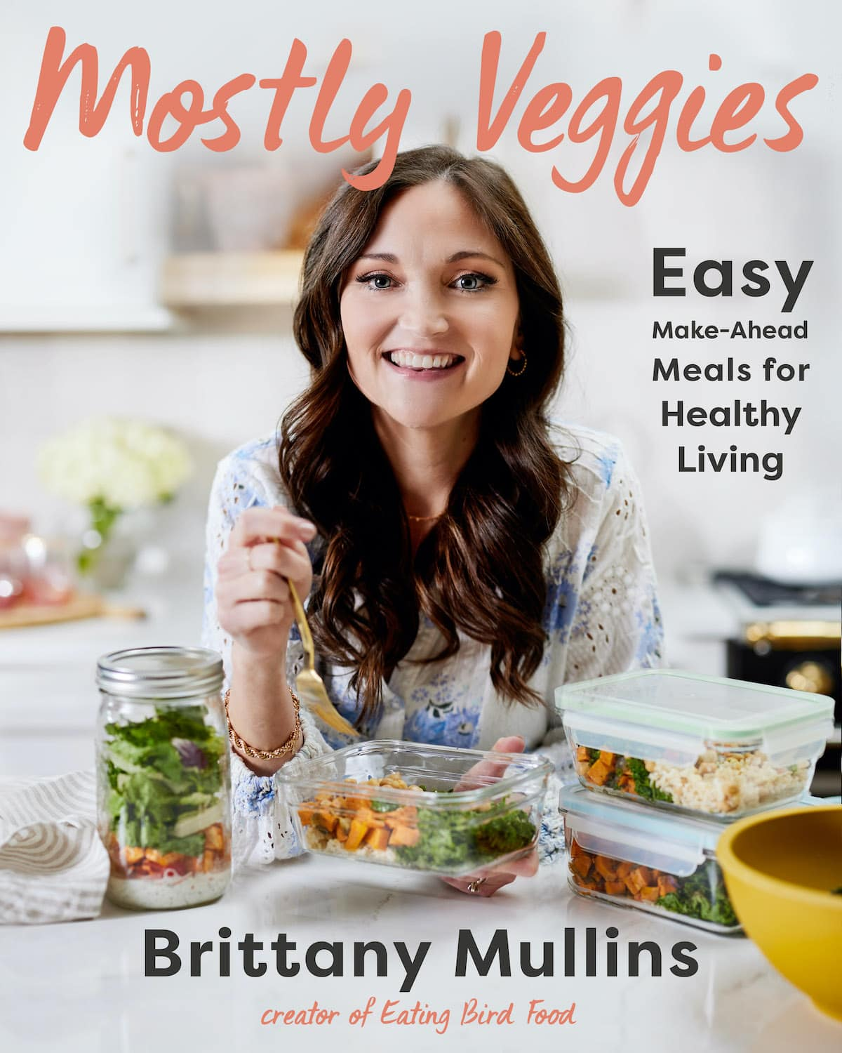 Capa de Mostly Veggies Cookbook da Brittany Mullins