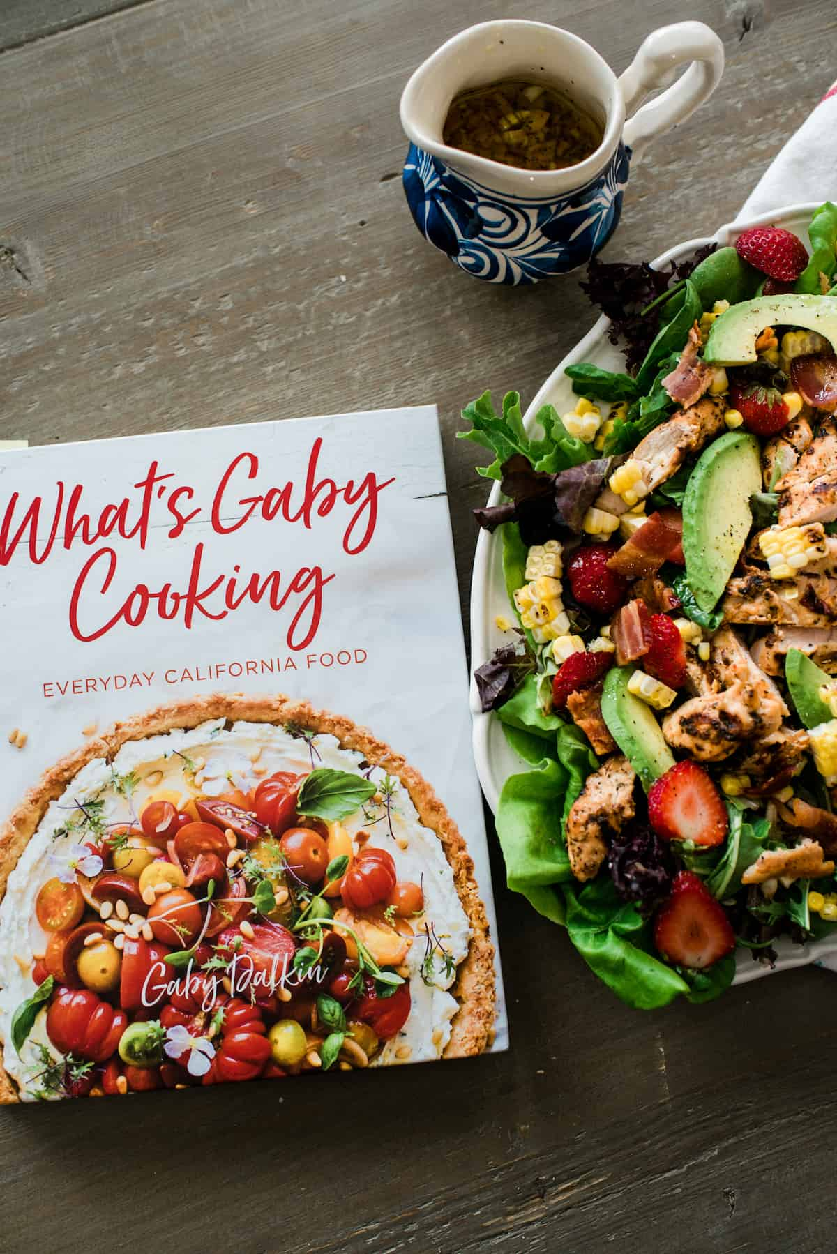 o que é gaby cookbook ao lado da salada de frango chipotle de verão
