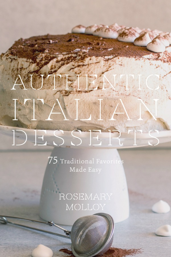 autêntico livro de receitas de sobremesas italiano