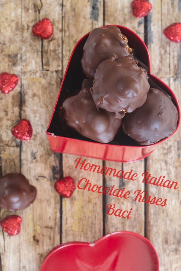 Beijos caseiros de Chocolate Italiano - Baci