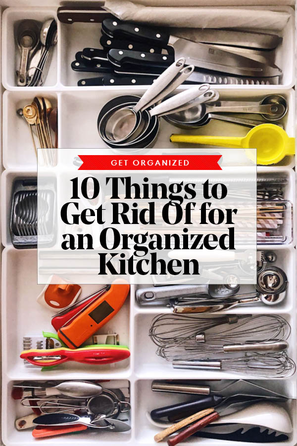 10 Coisas para se livrar da cozinha organizada foodiecrush.com