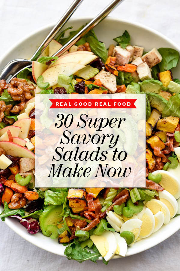 30 Saladas Super Savory para fazer agora foodiecrush.com