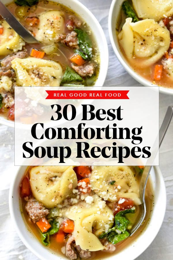 30 Melhores Receitas de Sopa Confortável foodiecrush.com