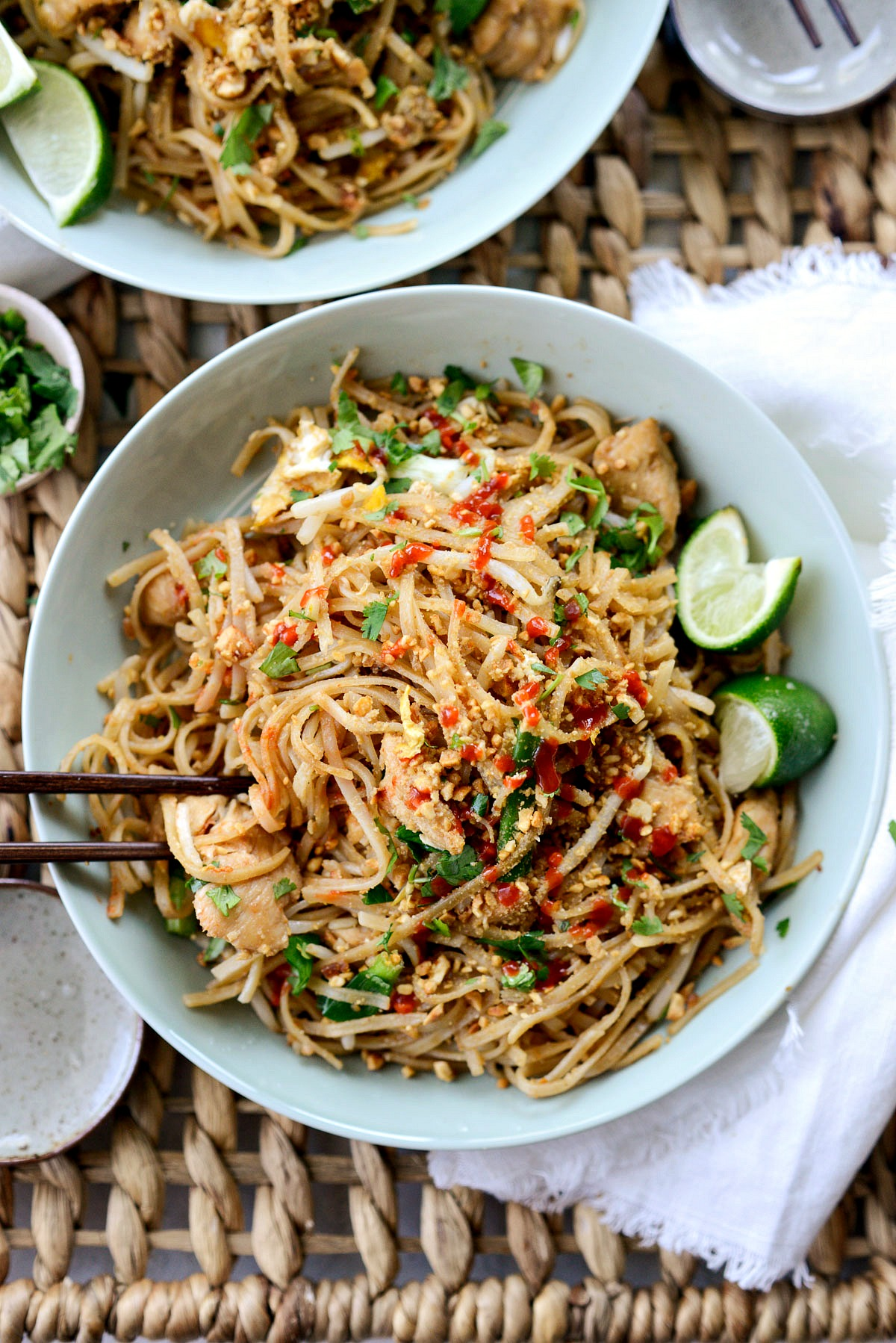 Easy Chicken Pad Thai l SimplyScratch.com #homememade #padthai #chicken #noodles #stirfry #easy #dinner #recipe