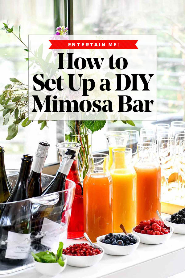 Como Fazer um Botequim Mimosa | foodiecrush.com #mimosa #bar #brunch #champagne