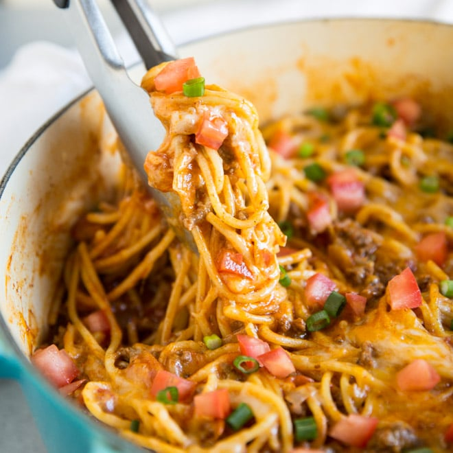 Um Spaghetti Taco de Pote
