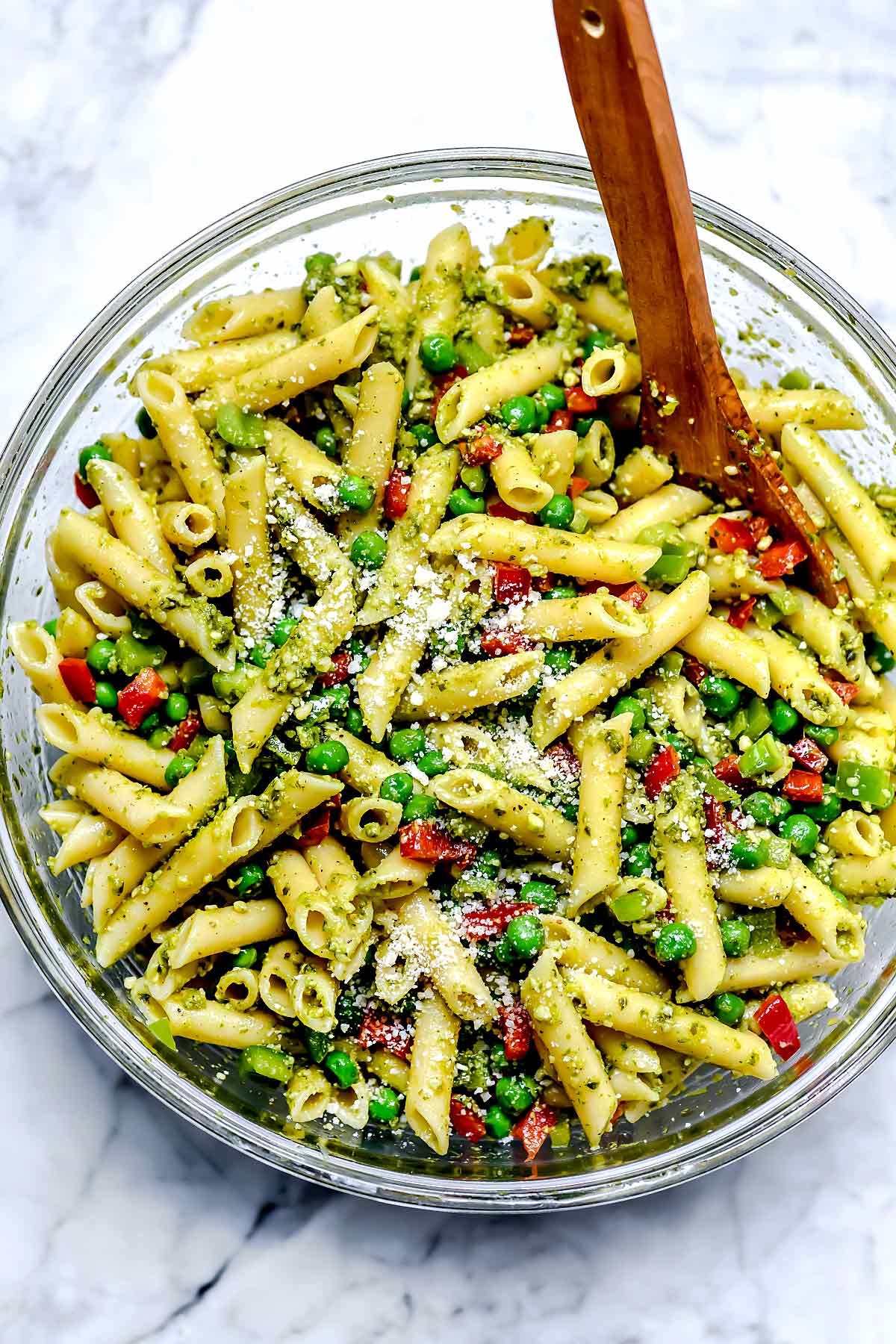 Salada de massa Pesto | foodiecrush.com