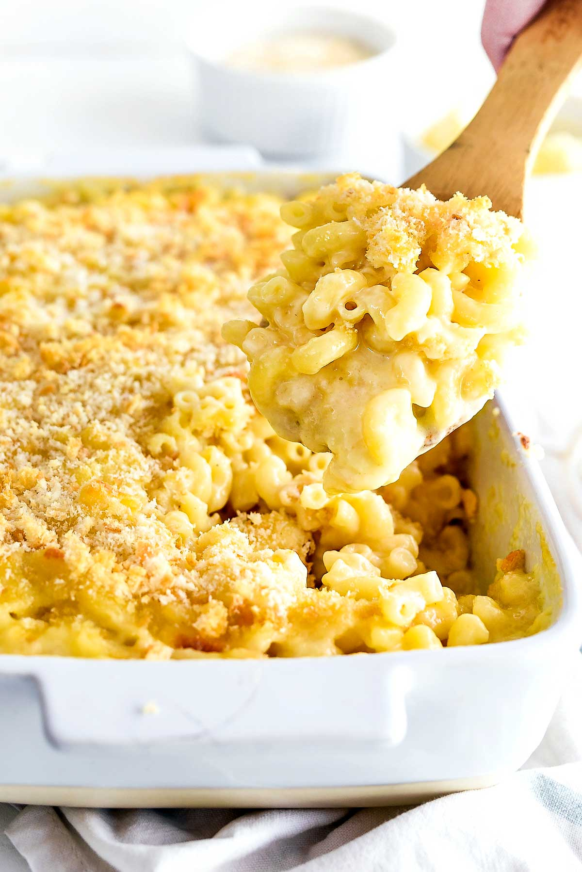 Easy Baked Mac and Cheese foodiecrush.com