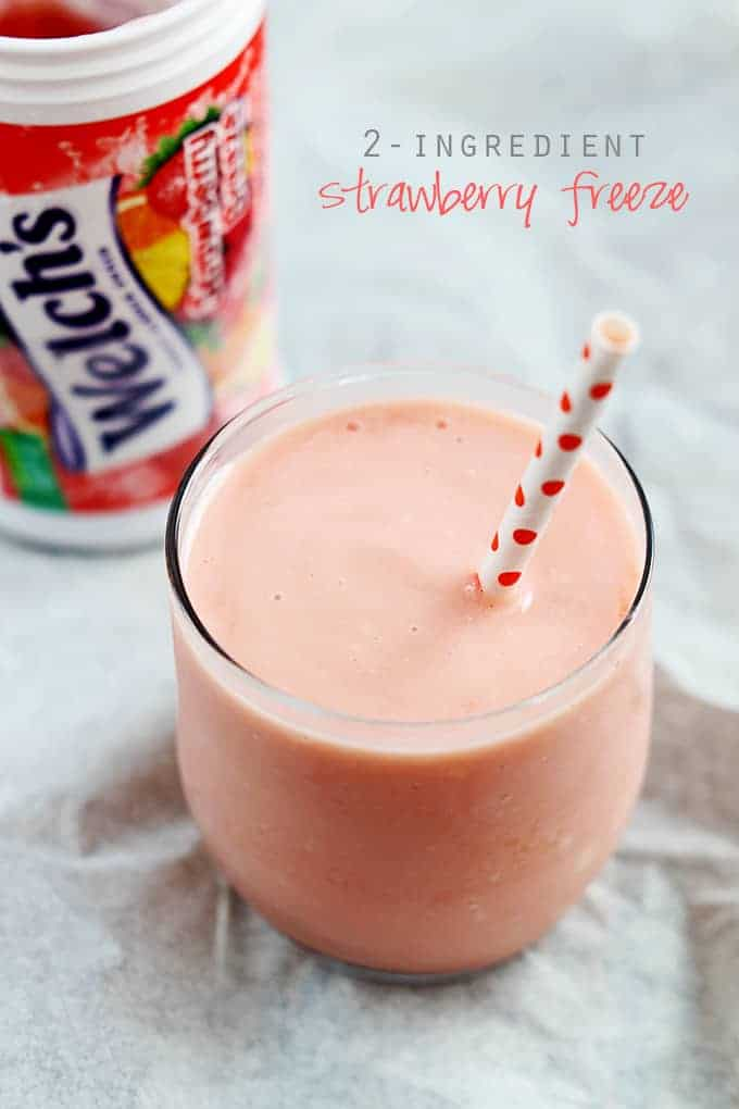 2-Ingredientes Strawberry Freeze