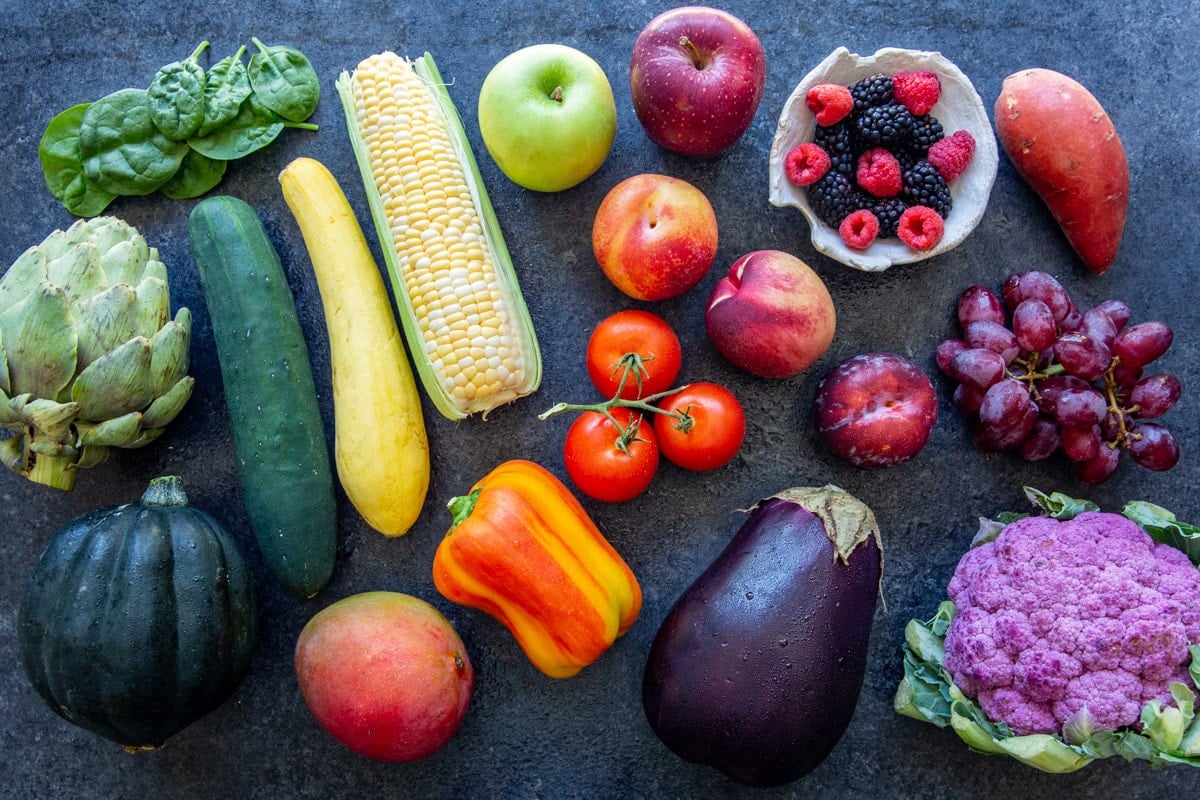 Frutas e legumes na época para setembro.